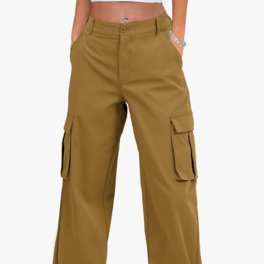 NWT High Waisted Wide Leg Casual Pants